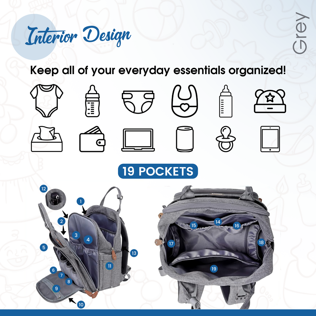 Diaper Bag Bagpack